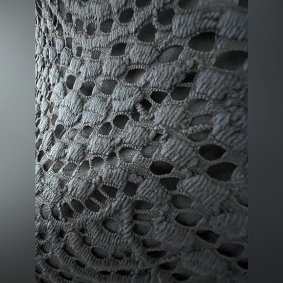 Lilly Pulitzer Jade Dress Sz L Navy Off Shoulder Lace Beach Resort Cocktail - Picture 7 of 15